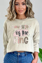 Religious Daughter of the King Graphic Sweatshirt