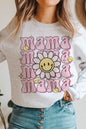 DAISY HAPPY FACE MAMA Graphic Sweatshirt